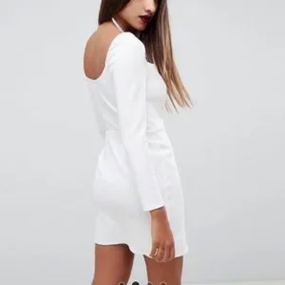 NWOT Asos Sweetheart Neckline Dress - Picture 3 of 6